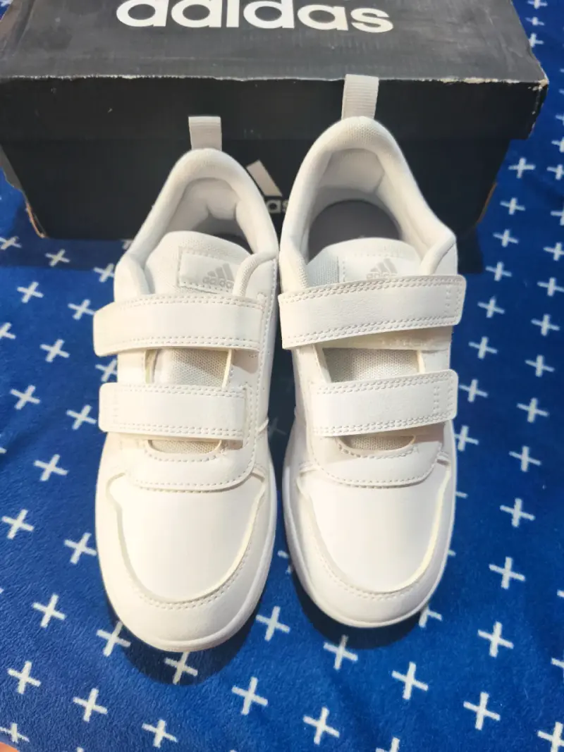 Zapatillas unisex blancas talla 34 - 3