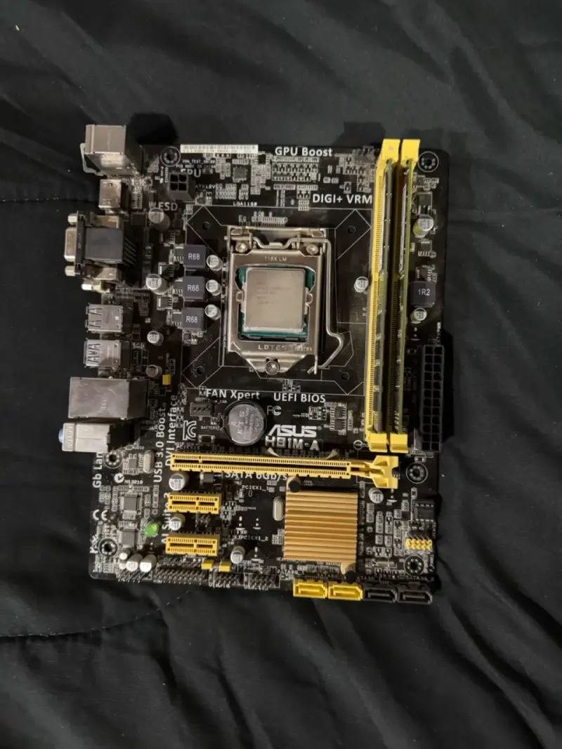 Placa madre ASUS H81M-A con CPU