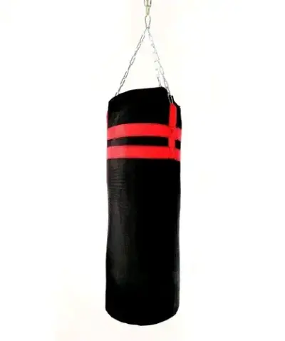 Saco de boxeo colgante negro - miniatura 2
