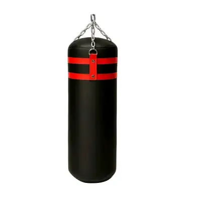 Saco de boxeo colgante negro - miniatura 3