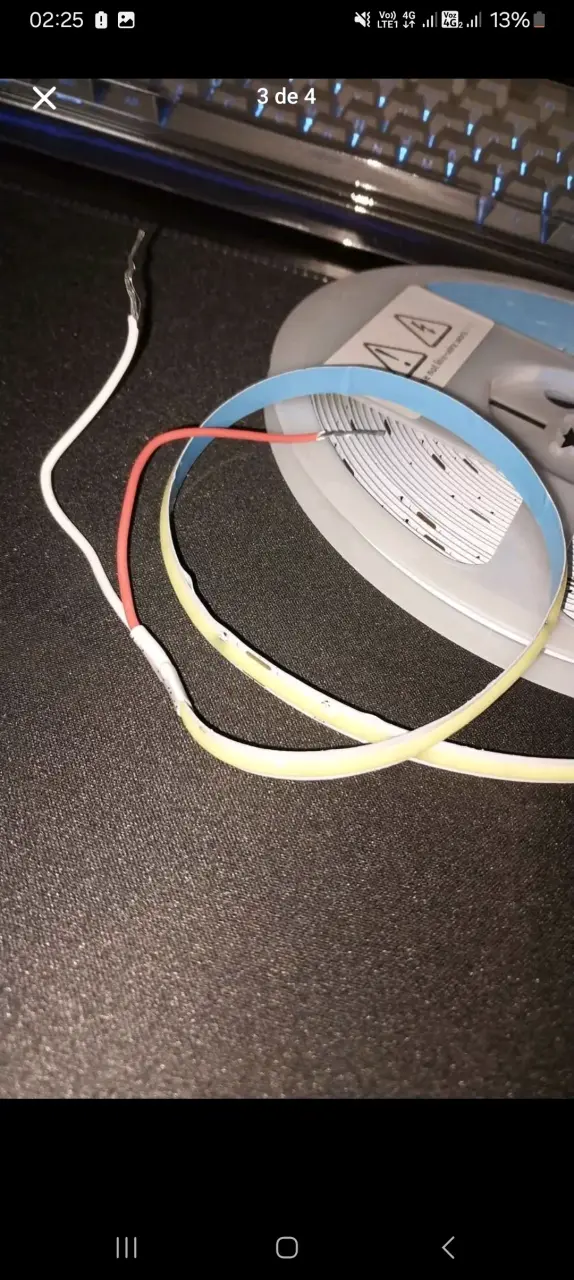Carrete de luces LED blancas - 2