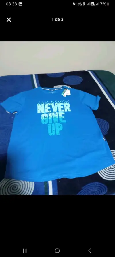 Polera azul - miniatura 1