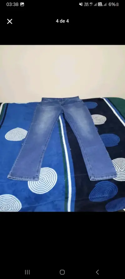 Jeans azules para hombre - miniatura 2