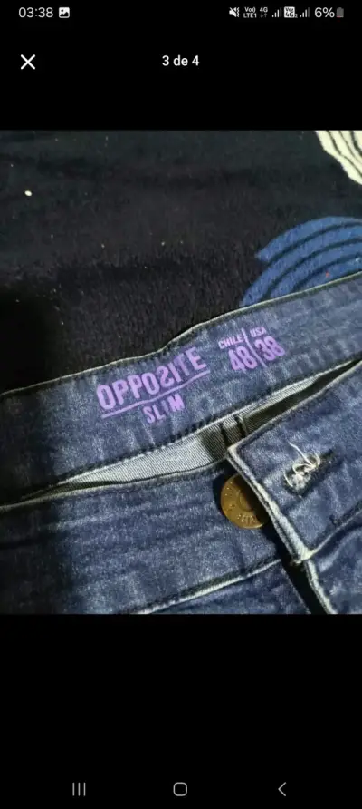 Jeans azules para hombre - miniatura 3
