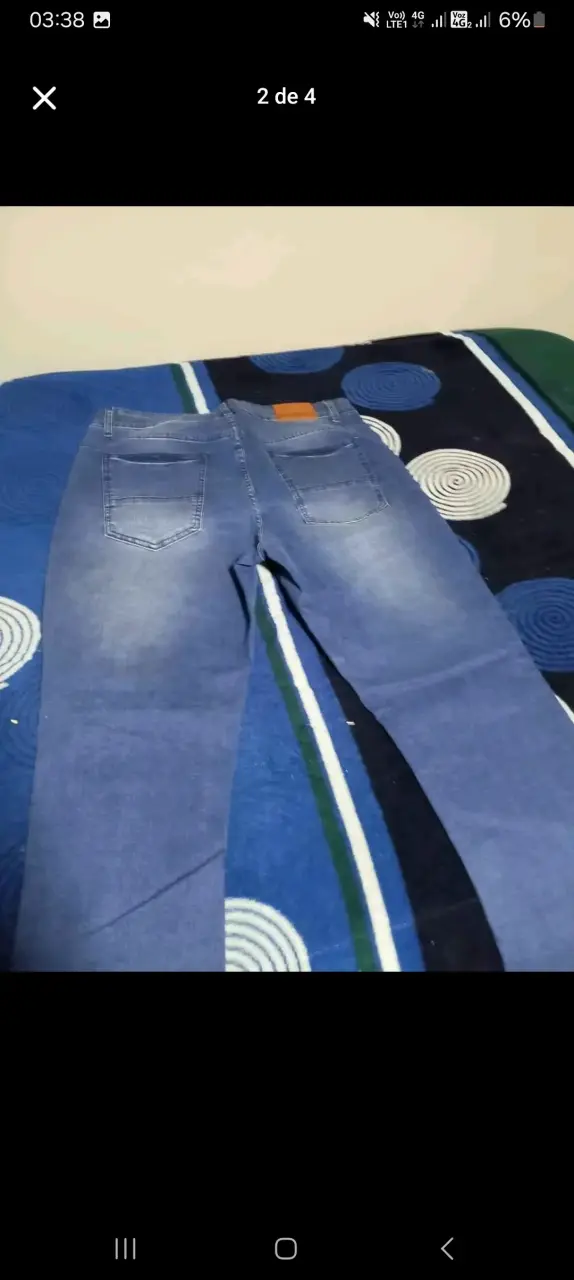 Jeans azules para hombre - 4