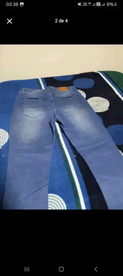 Jeans azules para hombre - miniatura 4