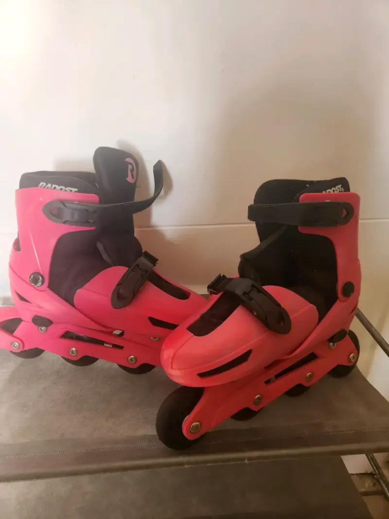 Patines rosados de línea para adulto - 1