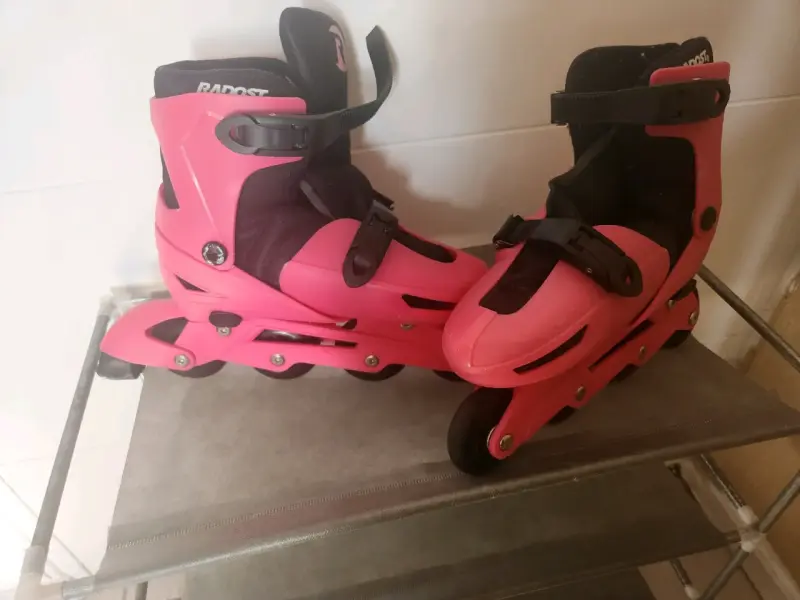 Patines rosados de línea para adulto - 2