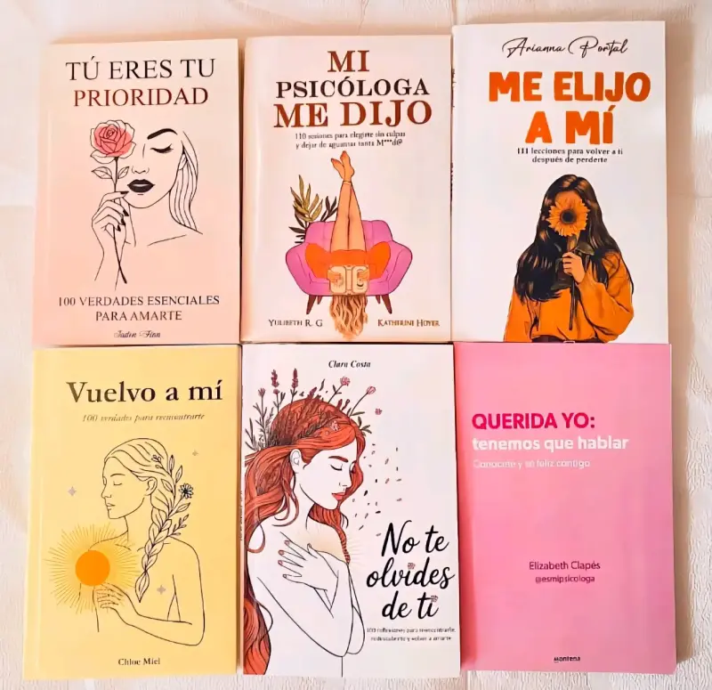 Lote de libros de autoayuda