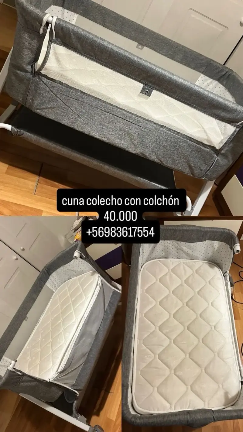 Cuna colecho con colchón