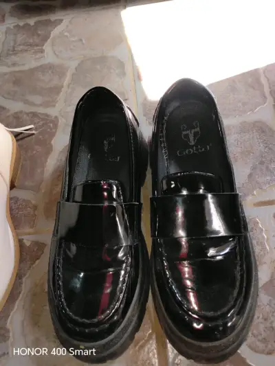 Botines blancos de cuero - miniatura 2