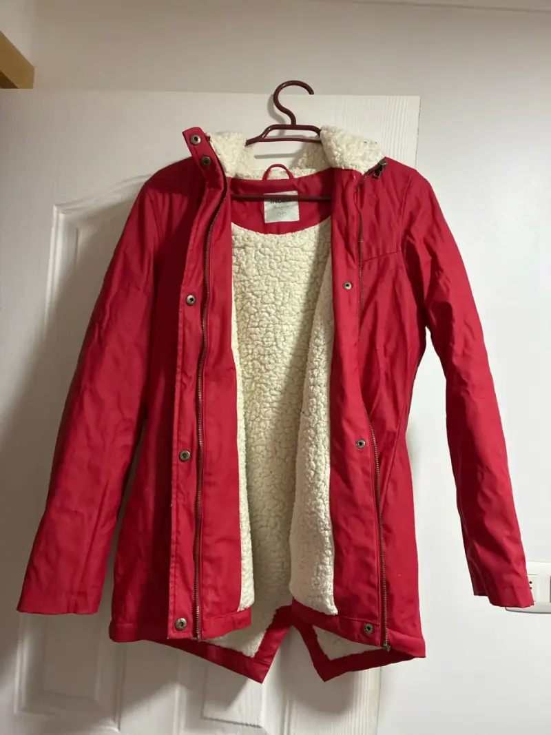 Parka roja con interior polar - 2