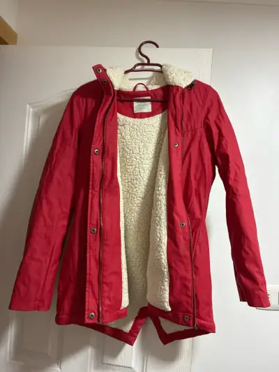 Parka roja con interior polar - miniatura 2