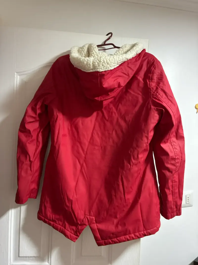 Parka roja con interior polar - 3