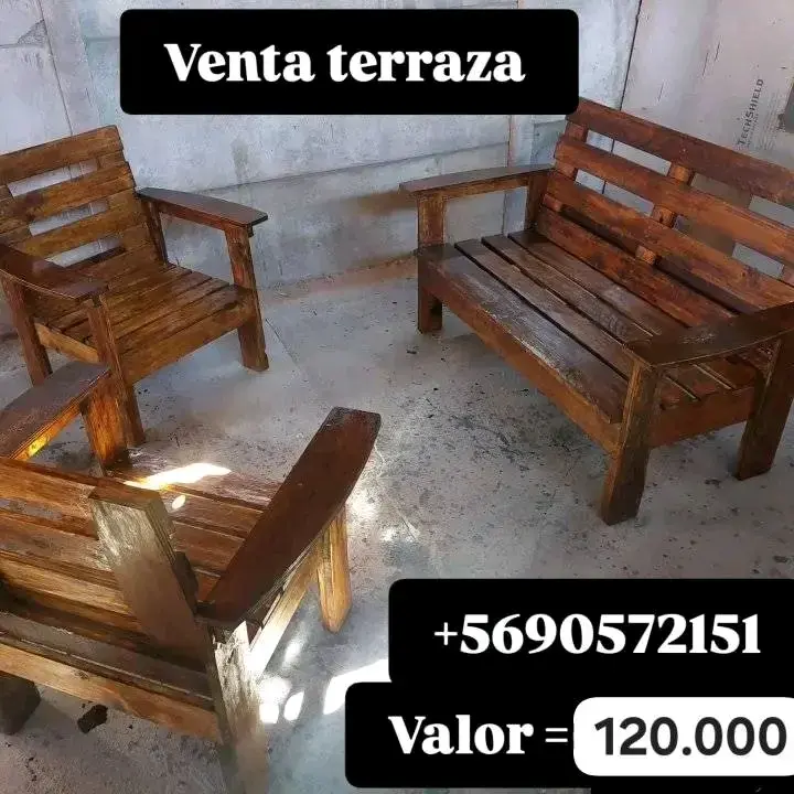 Set de muebles de juego de terraza - 1