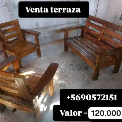 Set de muebles de juego de terraza - miniatura 1