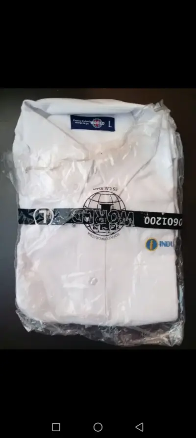 Camisa blanca manga larga nueva - miniatura 1