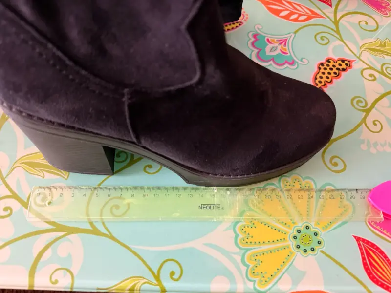 Botines de mujer negros con taco - 5