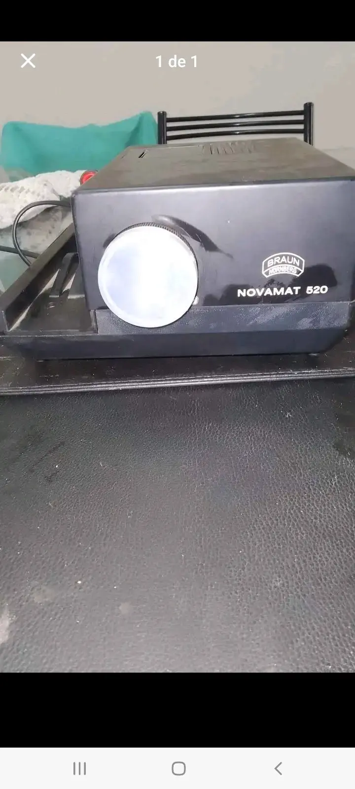 Proyector diapositivas Braun Novamat 520