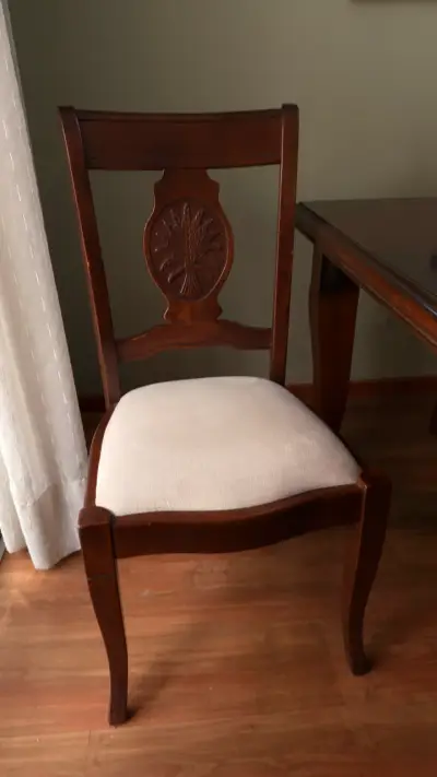 Juego de comedor madera 6 sillas - miniatura 2