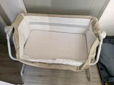 Cuna colecho beige marca bcx - miniatura 1