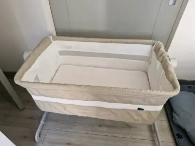 Cuna colecho beige marca bcx - miniatura 3