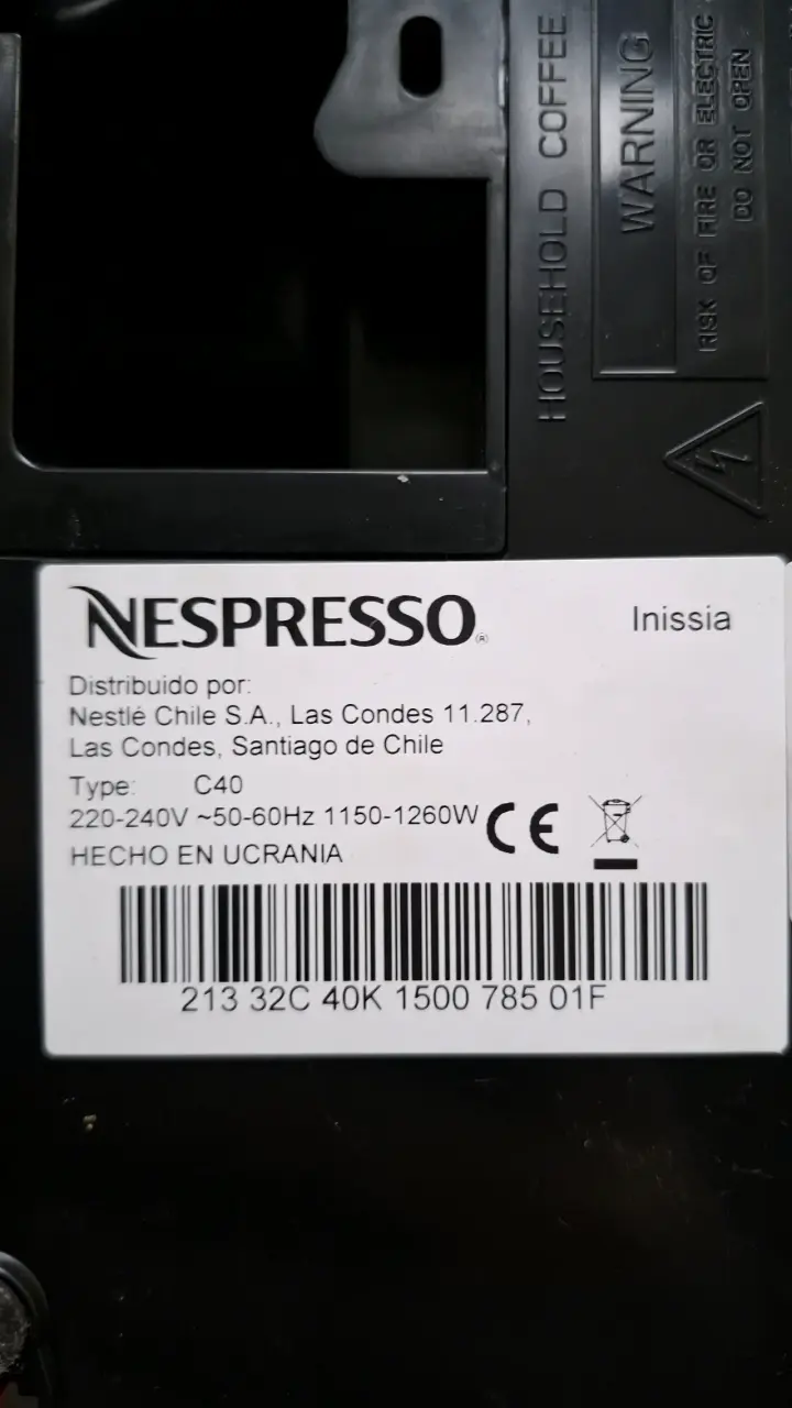 Máquina de café nespresso roja - 5