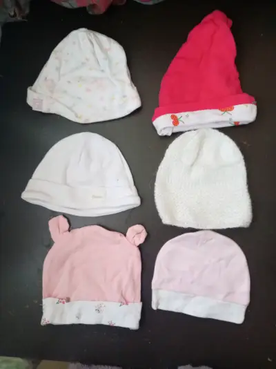 Set de gorros de bebé variados - miniatura 3