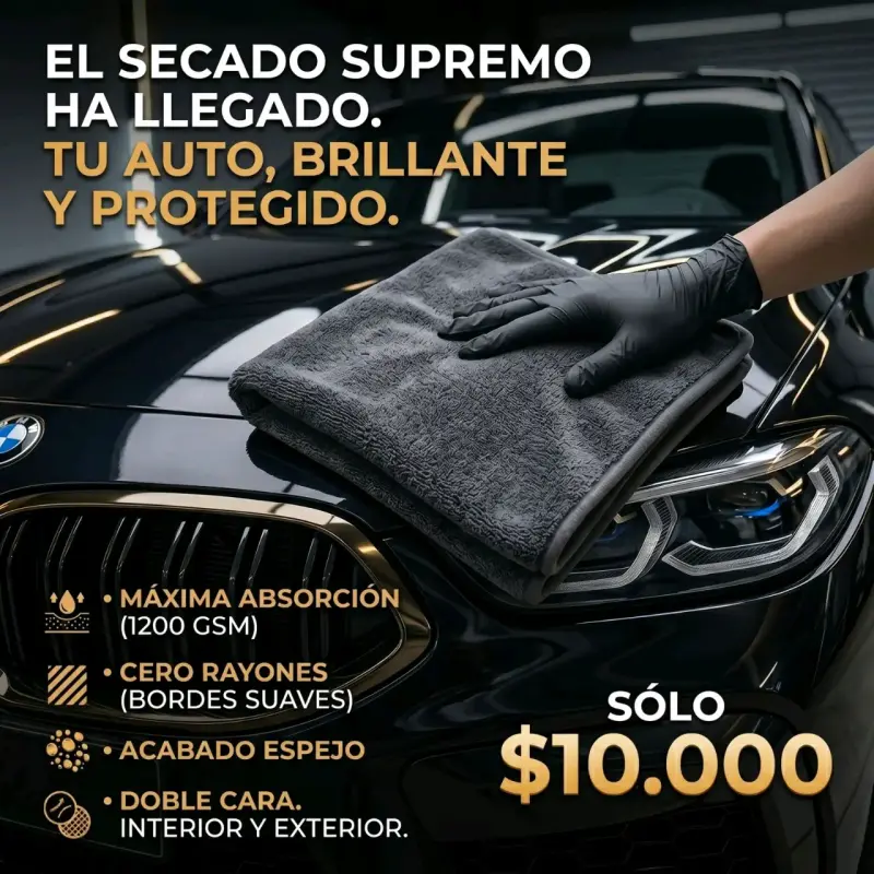 Toalla de secado para auto - 1