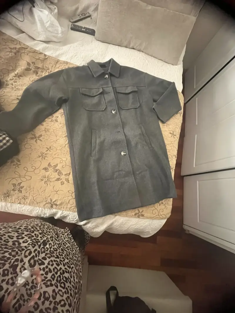 Abrigo gris para hombre - 2