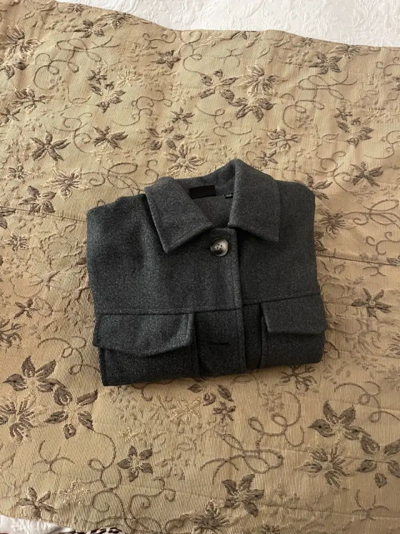 Abrigo gris para hombre - 4