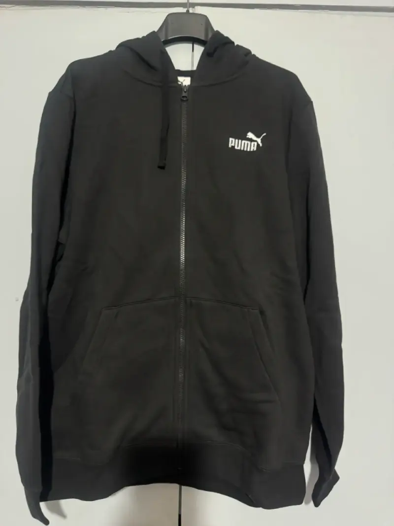 Polerón negro con capucha puma - 2