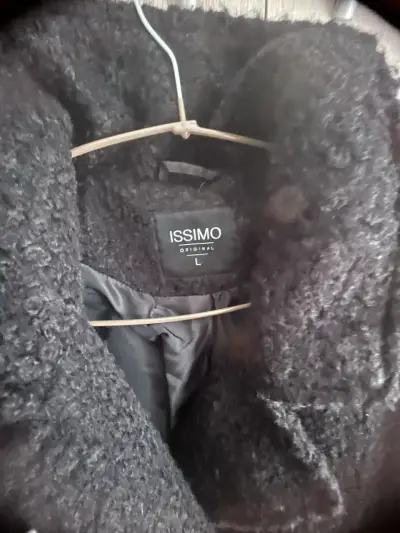 Abrigo negro de lana - miniatura 3