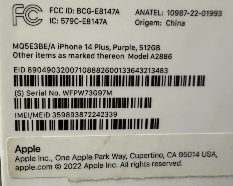 iPhone 14 Plus de 512 GB en caja original - 3