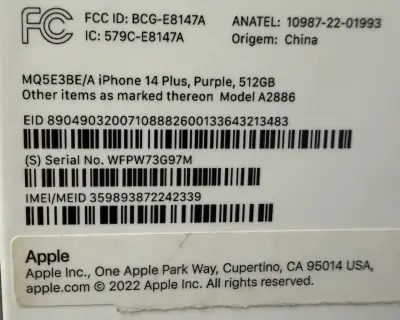 iPhone 14 Plus de 512 GB en caja original - miniatura 3