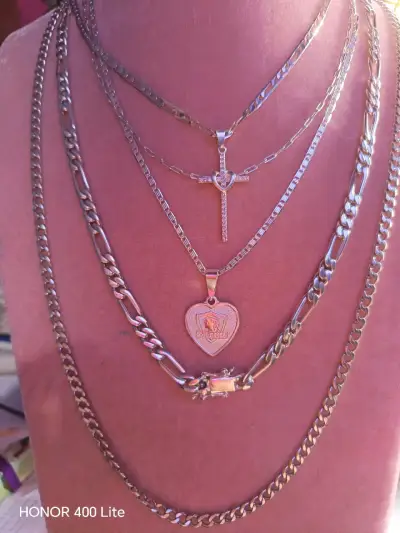 Collares de plata con dijes - miniatura 1