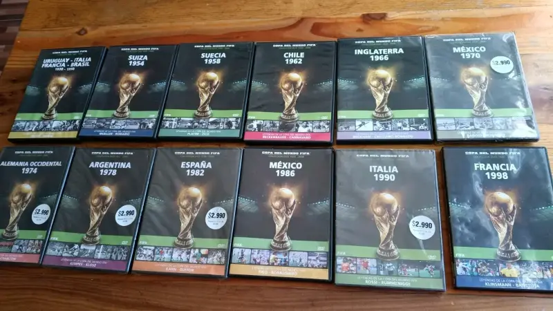 Colección DVDs Copa del Mundo FIFA