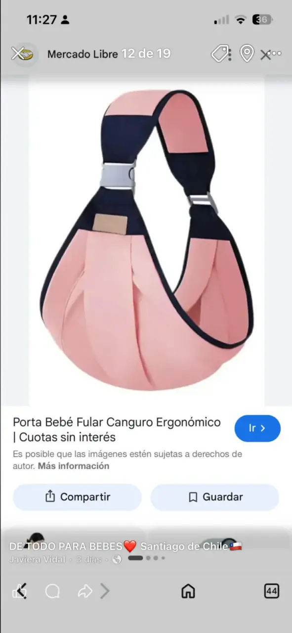 Fular canguro ergonómico nuevo - 2