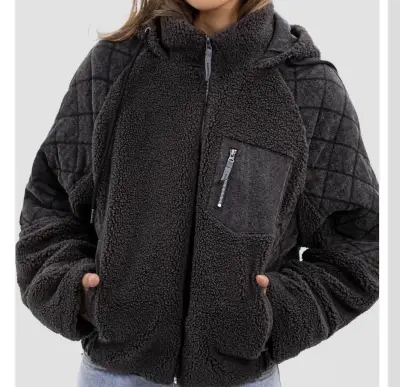 Chaqueta Chiporro Sherpa Gris - miniatura 1