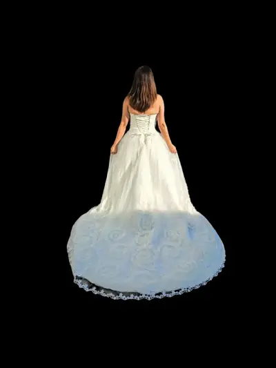 Vestido de novia elegante - miniatura 1