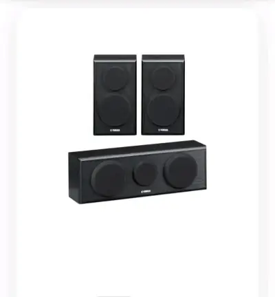 Set de parlantes Yamaha negro - miniatura 1