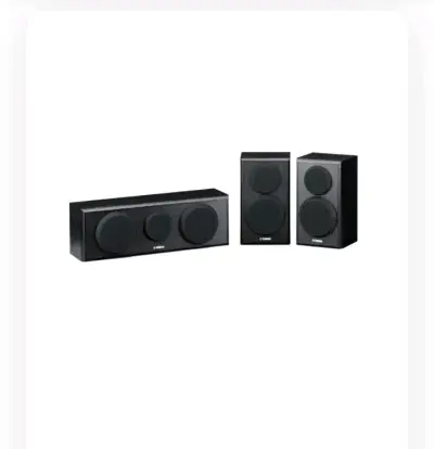 Set de parlantes Yamaha negro - miniatura 2