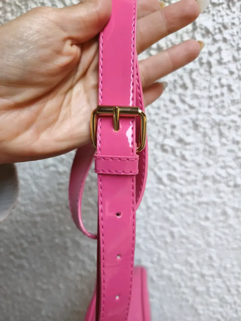 Cartera cruzada rosada brillante - 5