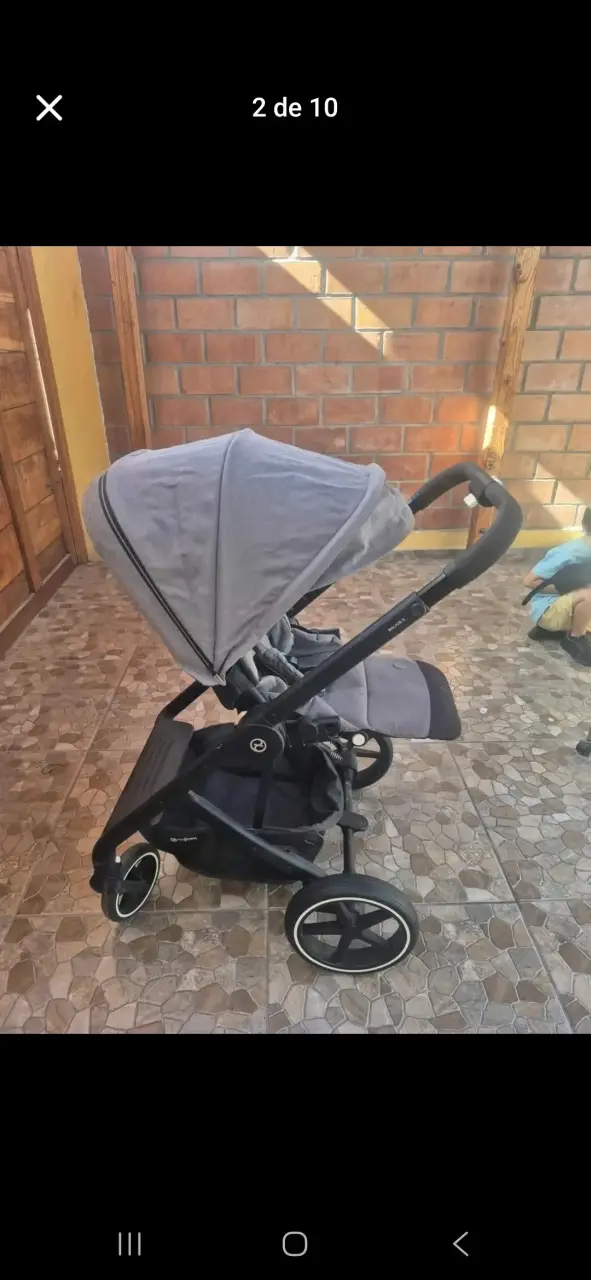Coche de bebé gris Marca Cybex modelo Balios S - 2