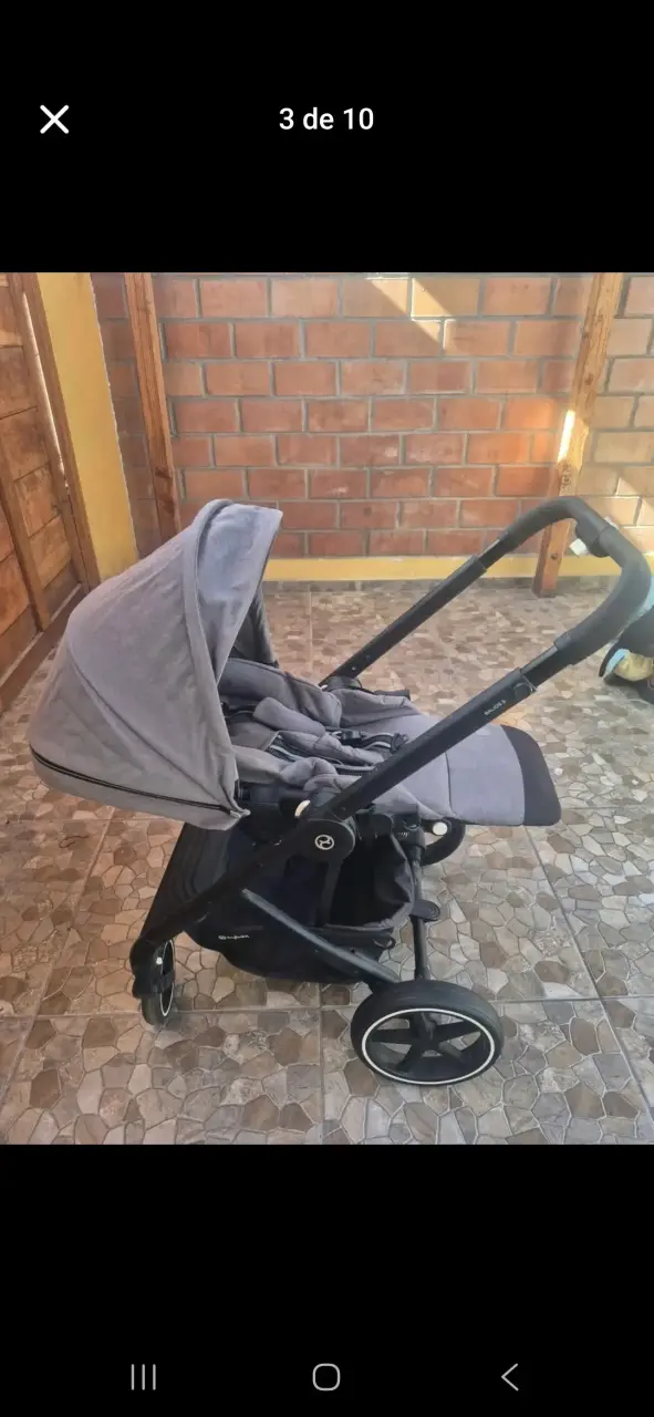 Coche de bebé gris Marca Cybex modelo Balios S - 3
