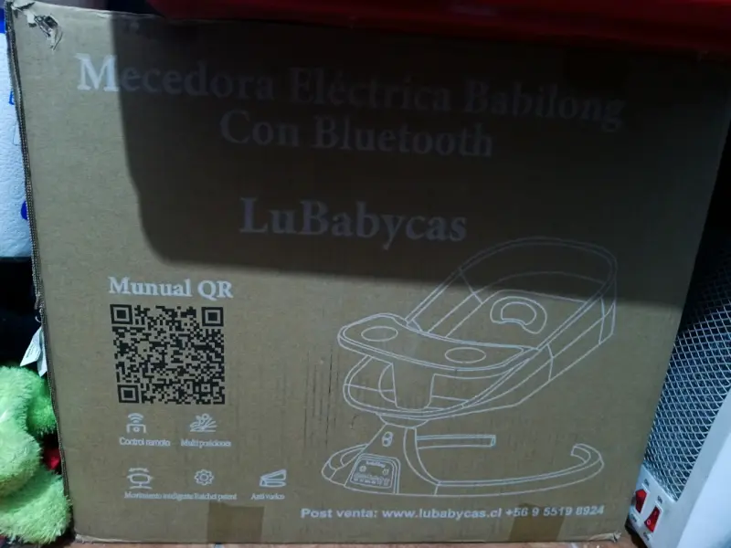 Mecedora eléctrica bluetooth azul - 3