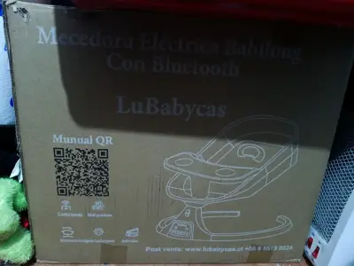 Mecedora eléctrica bluetooth azul - miniatura 3