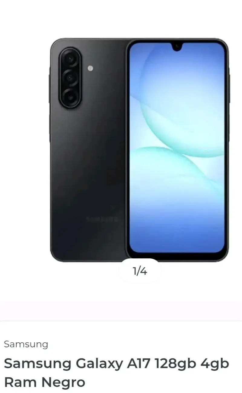 Samsung Galaxy A17 128GB Negro - 1