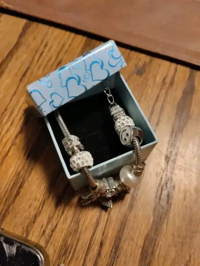 Pulsera de dijes en caja - miniatura 1