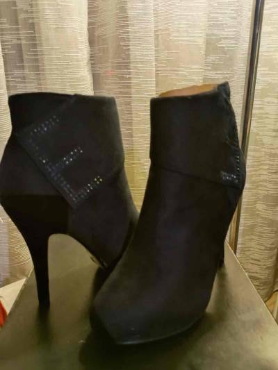 Botines azul de tacón alto marca Gacel - miniatura 1